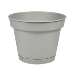 Горшок цветочный Homver Mint (серый) 2.3 л