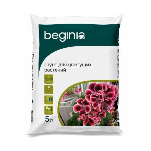 Грунт Beginia для цветущих растений 5 л