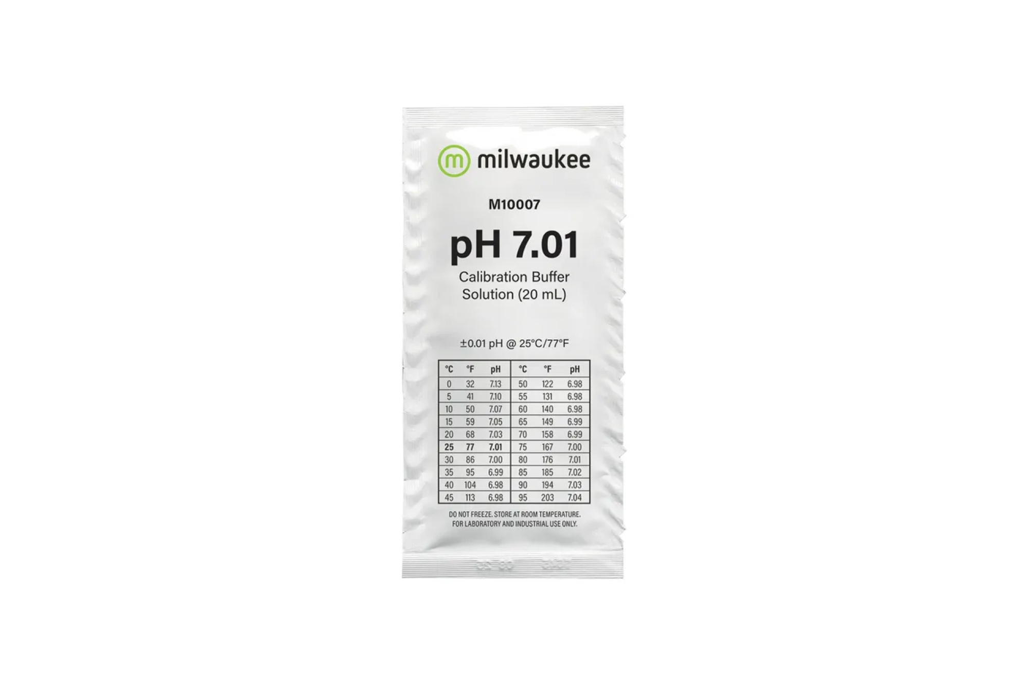Milwaukee pH 7.01 Буферный раствор для калибровки 20 мл