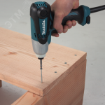 Makita Шуруповерт ударный 230Вт, 100Нм, HEX1/4'', подсветка TD0101F