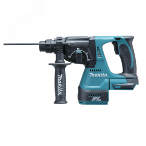 Makita Перфоратор аккумуляторный, 3 режимный LXT BL 18В, sds plus, 24 мм, 2.0Дж DHR242Z
