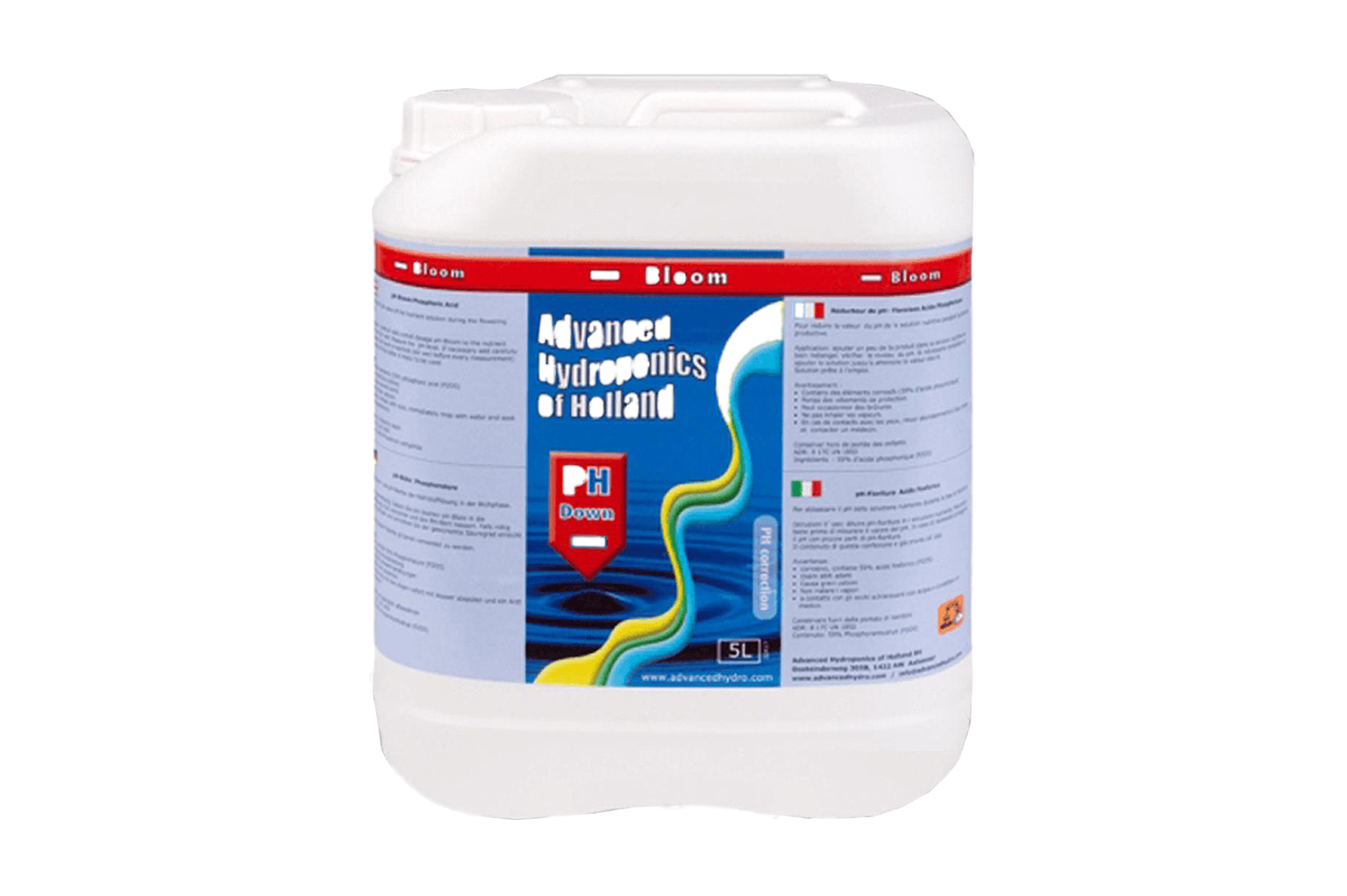 Advanced Hydroponics pH Down Bloom 5 л