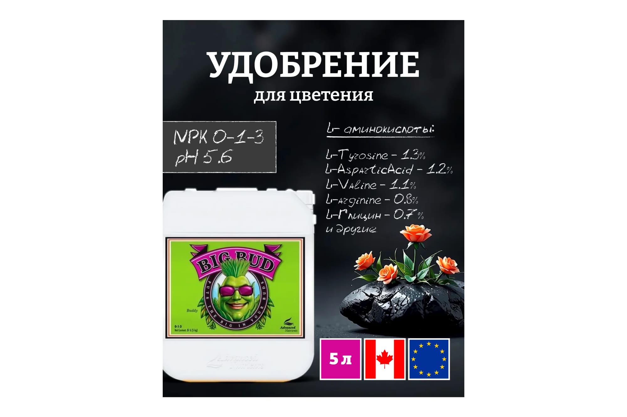 Advanced Nutrients Big Bud Liquid 5 л